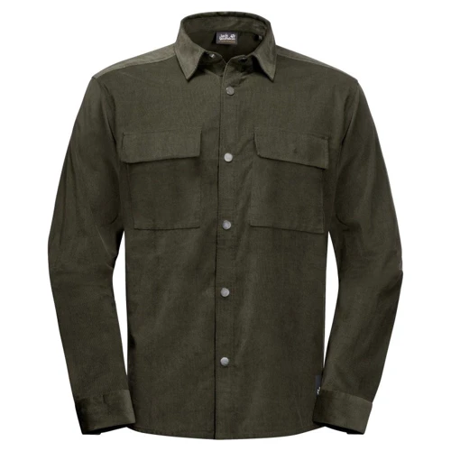 Рубашка Jack Wolfskin Nature Shirt M 1403571-4144 48 хаки с длинным рукавом