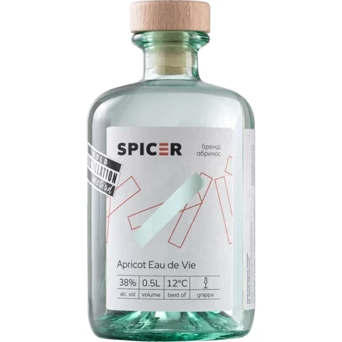 Бренди Spicer Абрикосовый 38% 0.5 л (4820278920598)