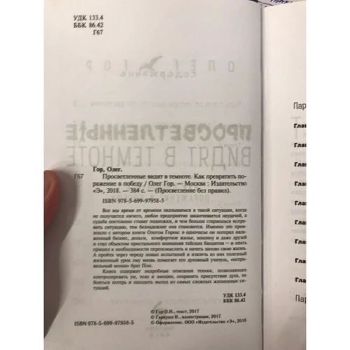 Просветленные видят в темноте. Как превратить поражение в победу: Количество страниц 384
