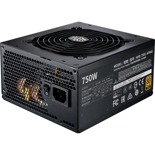 Блок живлення Cooler Master MWE Gold 750W V2 FM (MPE-7501-AFAAG-EU): Вентилятор задньої стінки 120