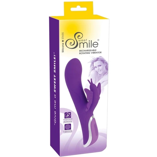 Вибратор кролик Hi-tech Orion - Sweet Smile Rechargeable Rotating Vibrator