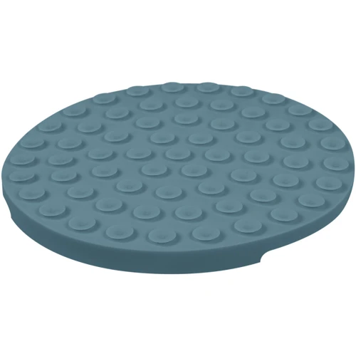Коврик Waudog Silicone для слизывания и медленного кормления 211х211х30 мм Серый (235011): Материал Силикон