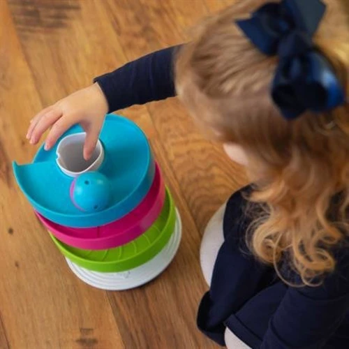 Игрушка развивающая Трек-балансир для шариков Fat Brain Toys Wobble Run (F273ML)