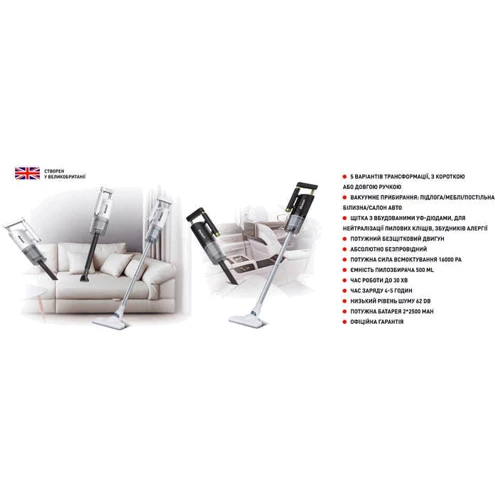 Пылесос DYXON MEGAVAC 1600S PRO Vacuum Cleaner Black (DXNVCMGVC1600SPB) фото 9