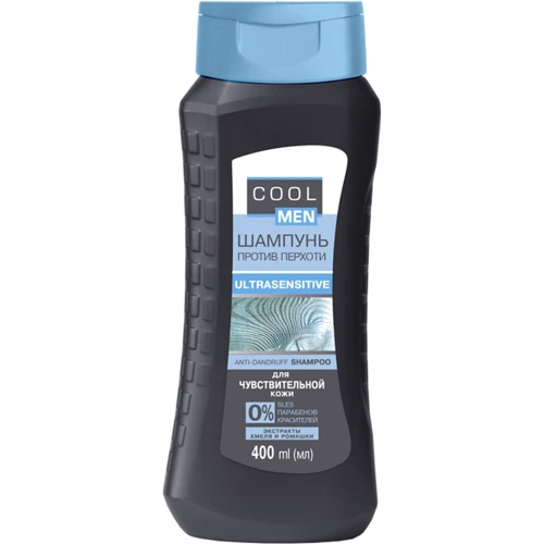 Cool Men Ultrasensitive Шампунь проти лупи 400 ml
