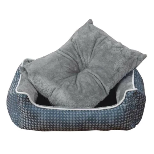Лежак АnimAll Nena Star XL GREY для собак и кошек АТ8526 84х66х19 см (175,375)