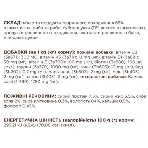 Упаковка влажного корма для котов Club 4 Paws Premium С лососем в желе 24х85 г (4820215369015): Вес упаковки 2.04 кг