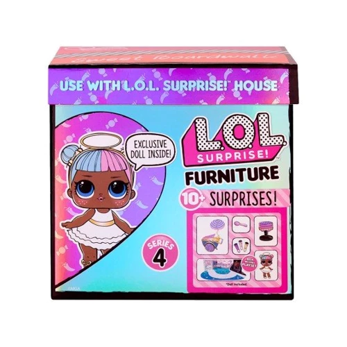Игровой набор с куклой L.O.L. SURPRISE! серии Furniture Леди-Cахарок с тележкой сладостей (572626)