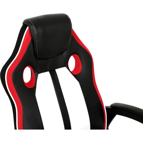 Геймерское кресло GT Racer X-2301 Black/White/Red фото 5