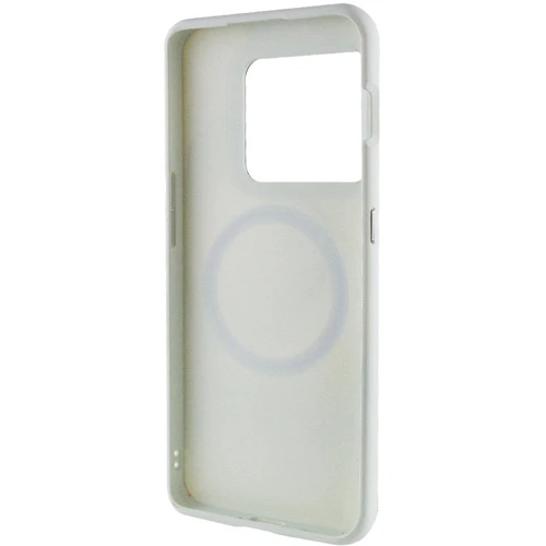 Чохол для телефона TPU Case Bonbon Metal Style with MagSafe White for OnePlus 10 Pro: Матеріал TPU (Термополиуретан)