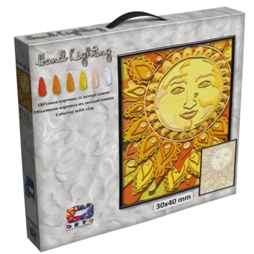 Картина из глины ОКТО Moon Light Clay. Солнце (70075)