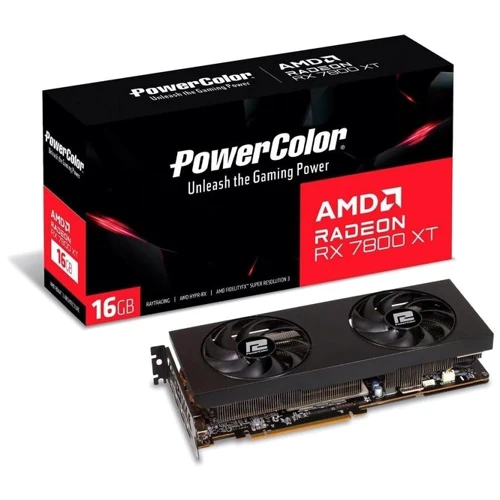 Видеокарта PowerColor AMD Radeon RX 7800 XT 16GB GDDR6 (RX7800XT 16G-P)