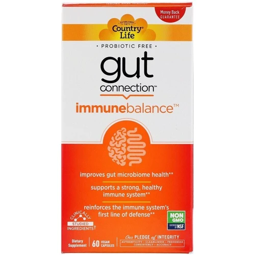 Country Life Immune Balance Gut Connection Формула імунітету 60 капсул: Стать Унисекс