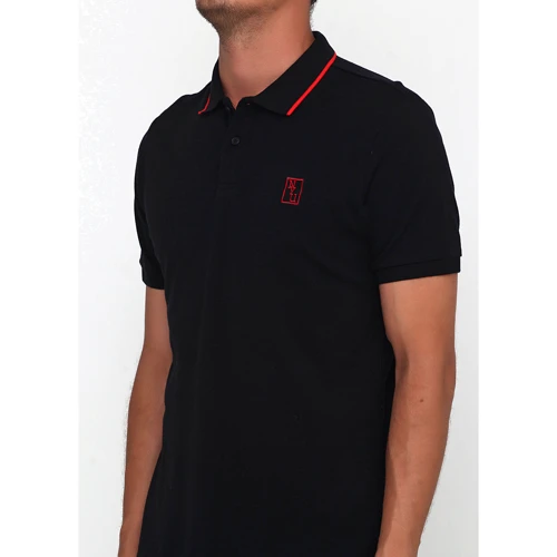 Поло H & M 6544107 M чорне: Склад бавовна
