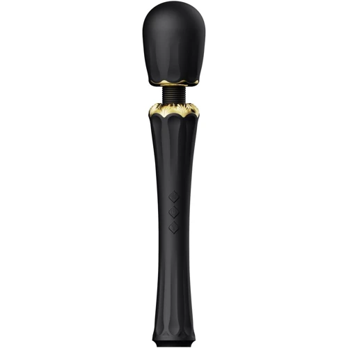 Вибромассажер с насадками Zalo - Kyro Wand Obsidian Black