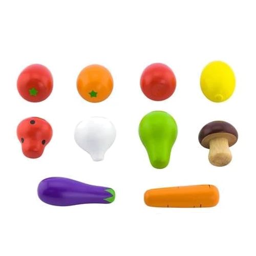 Набор продуктов Viga Toys Деревянные овощи и фрукты (50734)