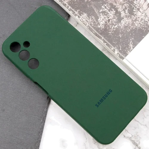 Чехол для телефонов Lakshmi Premium Silicone Case with Logo Full Camera Cyprus Green for Samsung A155 Galaxy A15 4G / A156 Galaxy A15 5G: Цвет зеленый
