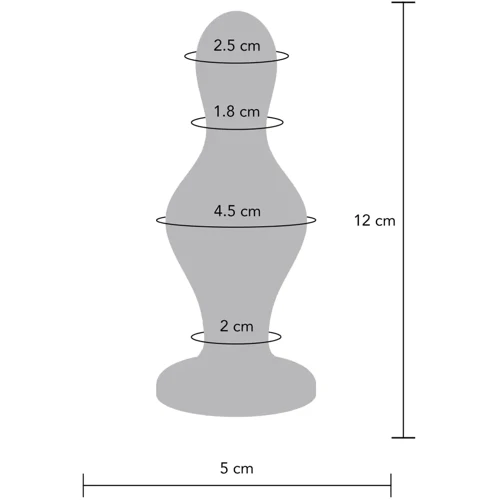Анальная пробка Toy Joy The Batter Buttplug (синий)