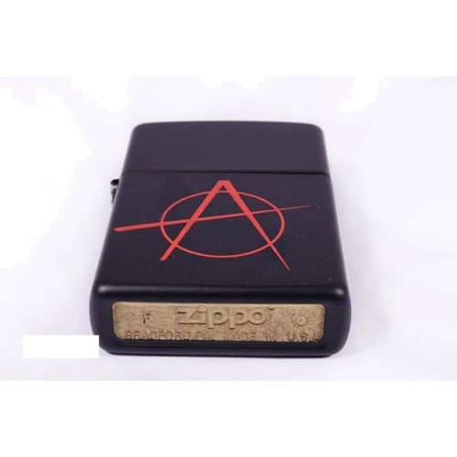 Зажигалка Zippo 218 Black Matte Anarchy (20842) фото 5
