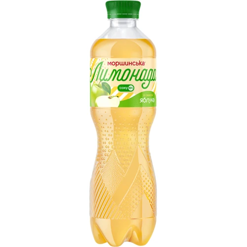 Напиток соковый Моршинська Лимонада со вкусом яблока 12х0.5 л (DS482001700287512): Степень газирования Среднегазированная