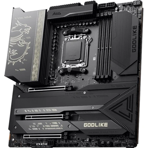 MSI MEG X670E GODLIKE: Роз'єми на задній панелі Ethernet RJ-45, S/PDIF (Оптический), USB 3.2 Gen 2, USB Type-C