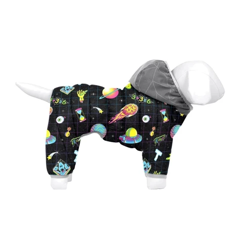 Комбинезон для собак WAUDOG Clothes рисунок Рик и Морти 2 M47, В 69-72 см, С 41-44 см