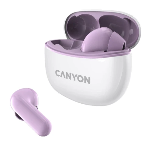 Наушники Canyon TWS-5 Purple (CNS-TWS5PU): Тип крепления без креплений