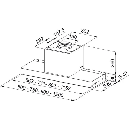 Вытяжка Franke FSTS DRIP-FREE 60 X 305.0702.609: Тип монтажа Встраиваемый