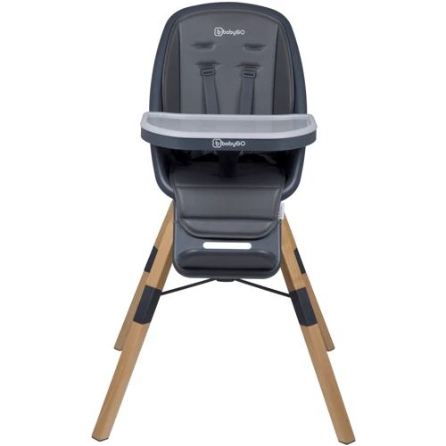 Детский стульчик для кормления 3 в 1 BabyGO Carou 360° серый (5751): Наклон спинки нет