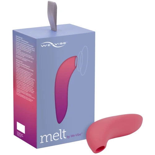 Вакуумный смарт-стимулятор для пар We-Vibe Melt Coral, удобно совмещать с проникающим сексом