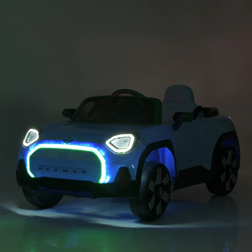 Дитячий електромобіль Bambi Mini Cooper блакитний (JE1688EBLR-4(24V))