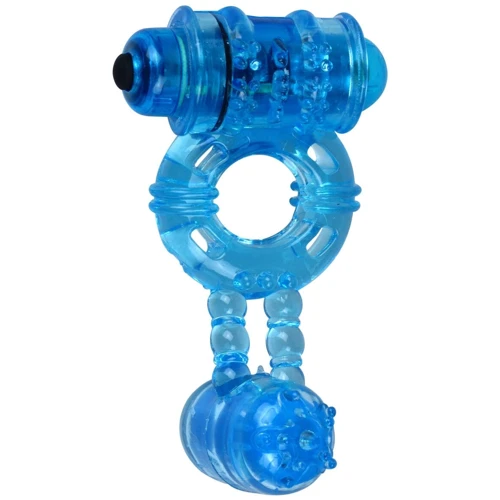 Ерекційне віброкільце Alive Double Ding Ring Blue: Виробник Alive