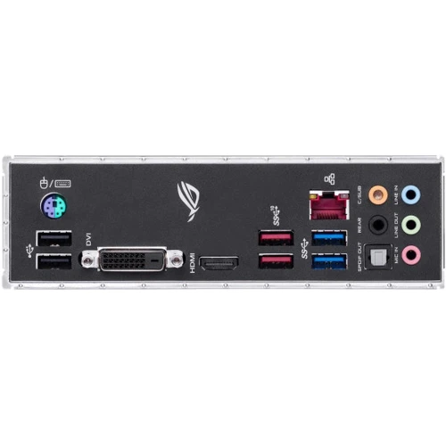 ASUS ROG STRIX B365-G GAMING: Роз'єми на задній панелі USB 3.0 (USB 3.1 Gen 1), S / PDIF (оптичний)