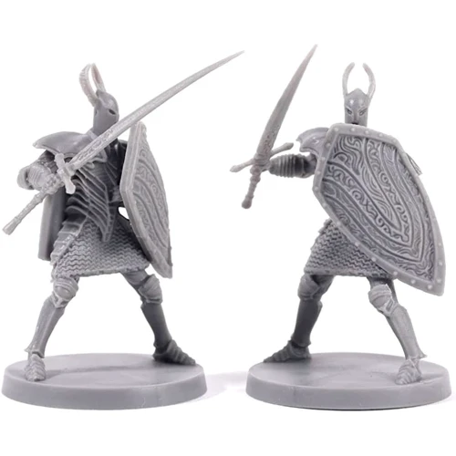 Миниатюры Steamforged Games Ltd Dark Souls RPG Mini Wave 1 SKU1 - The Silver & The Dead Серебрянные рыцари и немертвые солдаты