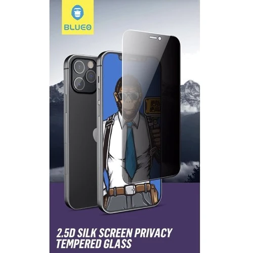 Защитное стекло для iPhone Blueo Tempered Glass Silk Narrow Border 2.5D Black for iPhone 14 Plus | 13 Pro Max (NPB3-6.7): Тип защиты экрана на экран