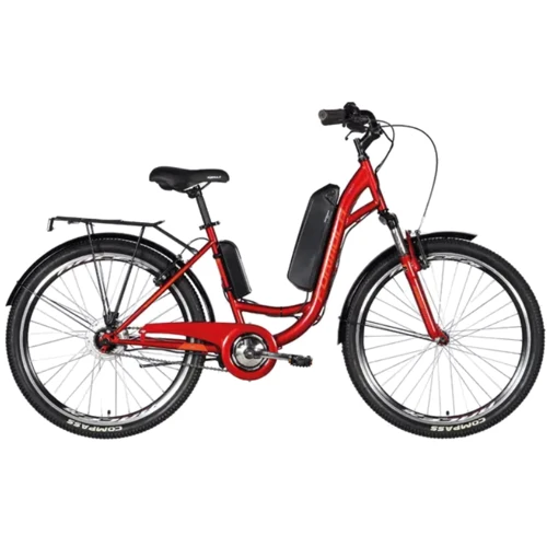 Велосипед з електроприводом 26" ST Formula eOMEGA Vbr рама-18" 36B 10Ач 350Вт червоний 2024 (ELB-FR-26-137)