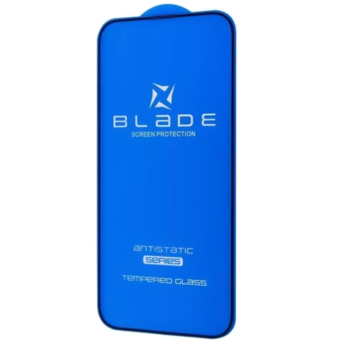 Захисне скло для iPhone BLADE Tempered Glass Antistatic Series Full Glue Black для iPhone 14 Pro Max / 15 Plus / 16 Plus