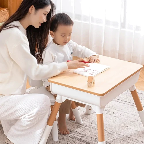Дитячий стіл зі стільцем EL Camino бежевий (ME 1203-13)
