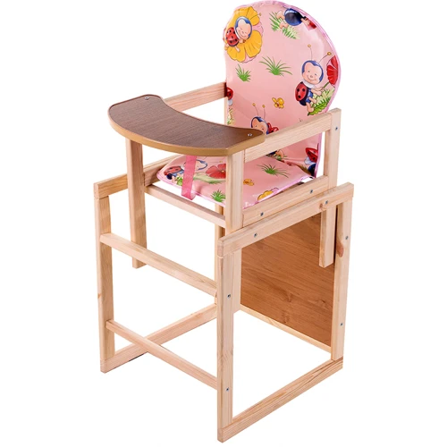 Стульчик- трансформер Наталка Зайчик-01 эконом розовый (божьи коровки) (623067): Тип трансформер