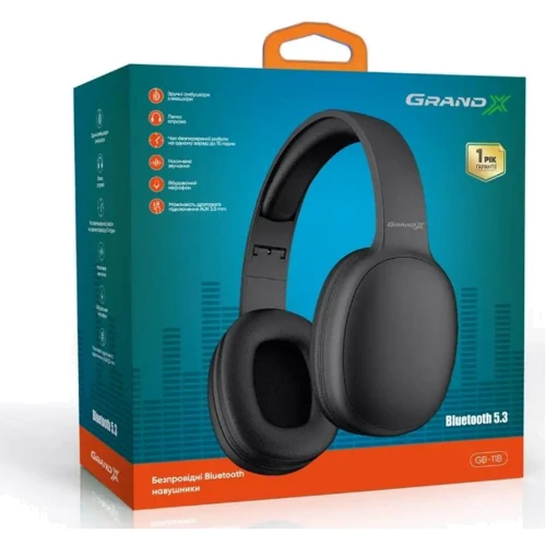 Наушники Grand-X GB-11B Black (GB-11B) фото 4