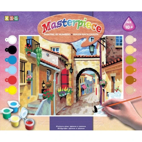 Набор для творчества Sequin Art PAINTING BY NUMBERS SENIOR Тихая улица