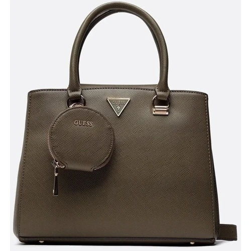 Жіноча сумка тоут GUESS ALEXIE GIRLFRIEND SATCHEL оливкова (HWVG8416060-OLV)