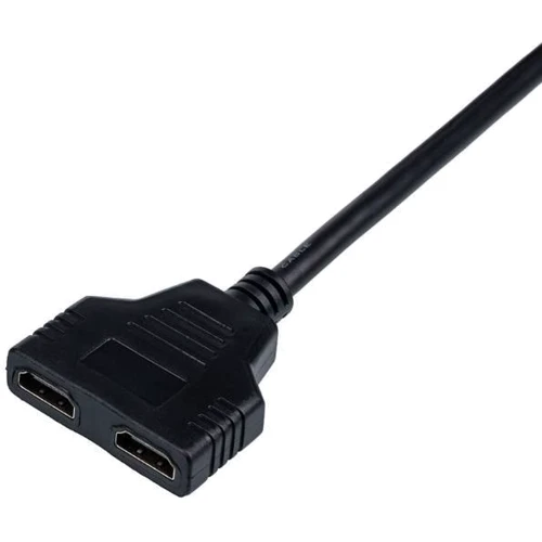 Кабель и переходник Atcom HDMI - 2хHDMI (M/F) 0.1 м, Black (10901): Тип Разветвитель