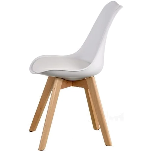 Кресло Special4You Sedia white (E5746): Материал каркаса пластик, дерево, искусственная кожа