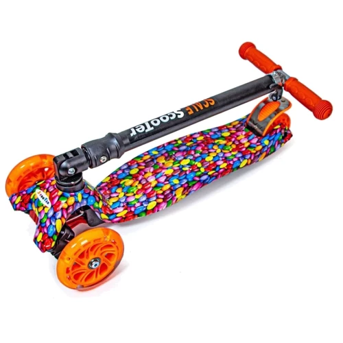 Детский самокат MAXI. Candies (складная ручка, светящиеся колёса) 400285193: Тип тормоза ножной