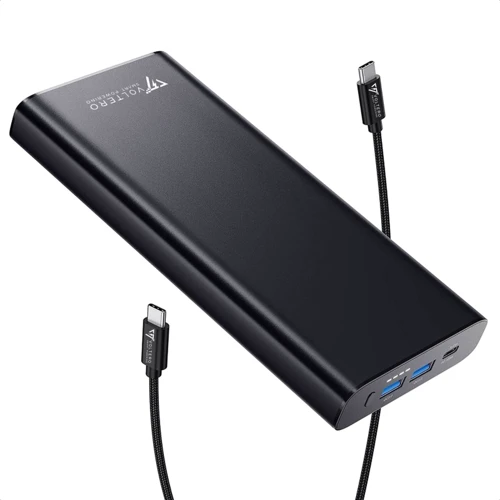 Внешний аккумулятор Voltero Power Bank 26800mAh S25 PD 100W PD3.0 PPS USB-C Black for MacBook (8720828063101, 6090525828894)