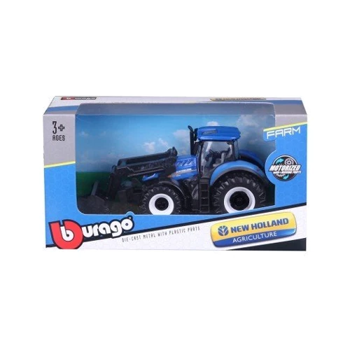 Модель Bburago серії Farm - Трактор NEW HOLLAND T7.315 із фронтальним навантажувачем: Тип строительная техника