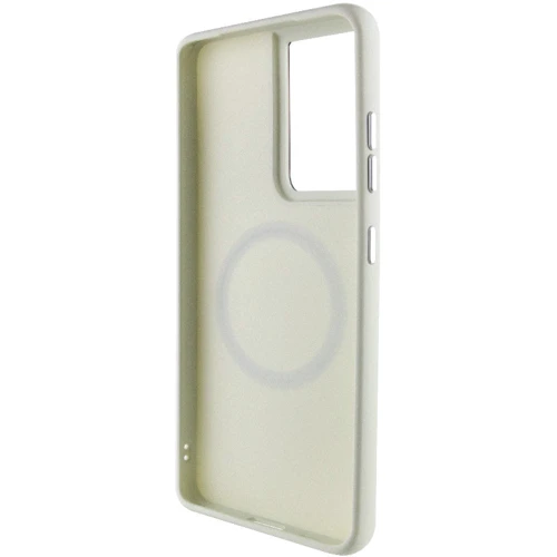 Чехол для телефонов TPU Case Bonbon Metal Style with MagSafe White for Samsung S908 Galaxy S22 Ultra: Тип накладка на заднюю часть