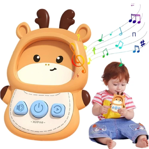 Картридер WToys Жирафа Всезнайко 122 карточки, 244 изображения, 18 тем для обучения, сказки, песни, стишки (30317) фото 14