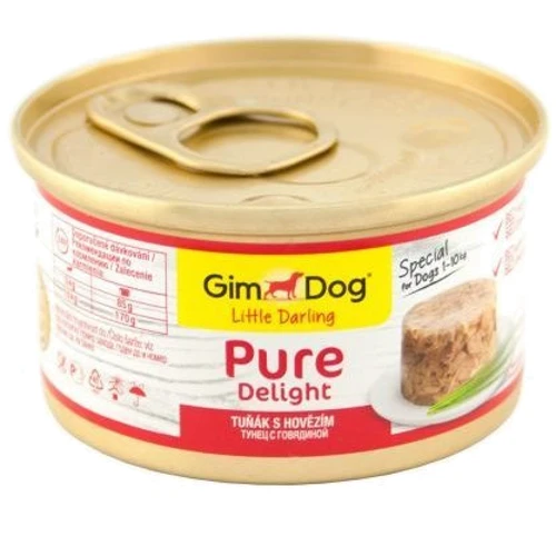 Вологий корм GimDog LD Pure Delight для собак з тунцем і яловичиною 85 g (4002064513058)